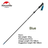 Naturehike Carbon Fiber 5 Section Ultralight Trekking Poles Walking Stick