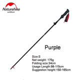Naturehike Carbon Fiber 5 Section Ultralight Trekking Poles Walking Stick